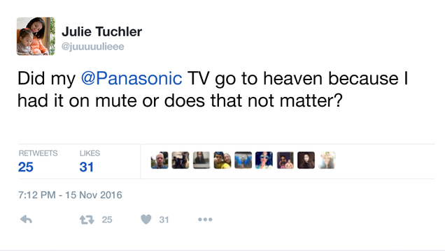 Illustration for article titled PR Disaster: The President Of Panasonic Has Been Forced To Resign After 60,000 Panasonic TVs Ascended To Heaven Without Warning